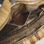 Prada BP0237 Clutch Brown Nylon with Gold Hardware #ROER-8 - Image 16