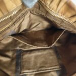 Prada BP0237 Clutch Brown Nylon with Gold Hardware #ROER-8 - Image 17