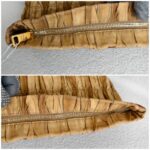 Prada BP0237 Clutch Brown Nylon with Gold Hardware #ROER-8 - Image 8