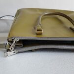 Prada Lux Tote Olive Green Saffiano Vernic Leather with Silver Hardware #RKLY-6 - Image 8