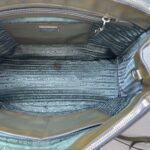 Prada Lux Tote Olive Green Saffiano Vernic Leather with Silver Hardware #RKLY-6 - Image 30