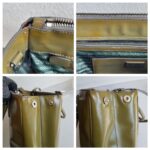 Prada Lux Tote Olive Green Saffiano Vernic Leather with Silver Hardware #RKLY-6 - Image 16