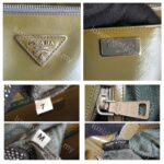 Prada Lux Tote Olive Green Saffiano Vernic Leather with Silver Hardware #RKLY-6 - Image 23
