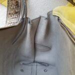 Tod's Wave Bag Grey/yellow Snake Skin with Silver Hardware #RCEO-4 - Image 19