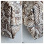 Tod's Wave Bag Grey/yellow Snake Skin with Silver Hardware #RCEO-4 - Image 13