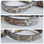 Tod's Wave Bag Grey/yellow Snake Skin with Silver Hardware #RCEO-4 - Image 15