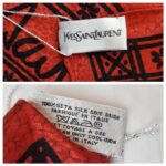 YSL Silk Scarf #OERC-26 - Image 12