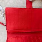 Bottega Veneta Bi-fold Wallet Red Nappa Leather #ROLY-5 - Image 8