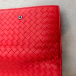 Bottega Veneta Bi-fold Wallet Red Nappa Leather #ROLY-5 - Image 7