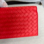 Bottega Veneta Bi-fold Wallet Red Nappa Leather #ROLY-5 - Image 4