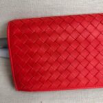Bottega Veneta Bi-fold Wallet Red Nappa Leather #ROLY-5 - Image 3