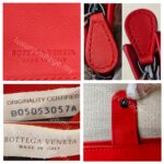 Bottega Veneta Bi-fold Wallet Red Nappa Leather #ROLY-5 - Image 12