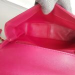 Chanel 2way Bag Pinkish Red Lambskin with Light Gold Hardware #ROLL-1 - Image 25