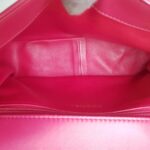 Chanel 2way Bag Pinkish Red Lambskin with Light Gold Hardware #ROLL-1 - Image 26