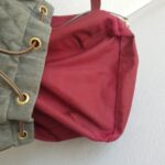 Chanel Backpack Olive Green Canvas with Leather and Gold Hardware #RERC-6 - Image 20