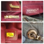 Chanel Backpack Olive Green Canvas with Leather and Gold Hardware #RERC-6 - Image 17