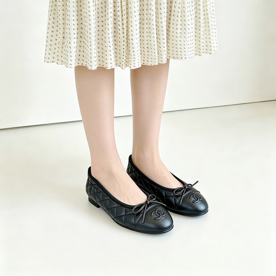 Chanel Ballet Flats Size 35.5C #ROKC-1