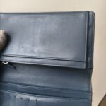 Chanel Bi-fold Blue Grained Calfskin with Ruthenium Hardware #ROYY-2 - Image 13