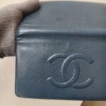 Chanel Bi-fold Blue Grained Calfskin with Ruthenium Hardware #ROYY-2 - Image 3