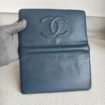 Chanel Bi-fold Blue Grained Calfskin with Ruthenium Hardware #ROYY-2 - Image 12