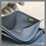 Chanel Bi-fold Blue Grained Calfskin with Ruthenium Hardware #ROYY-2 - Image 25