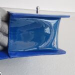 Chanel Boy Medium 25cm Blue Patent Leather with Silver Hardware #RTSK-2 - Image 9