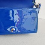 Chanel Boy Medium 25cm Blue Patent Leather with Silver Hardware #RTSK-2 - Image 24