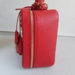 Chanel CC Filigree Vanity Bag Red Grained Calfskin with Gold Hardware #RTSK-1 - Image 7