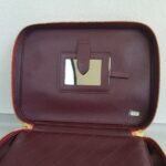 Chanel CC Filigree Vanity Bag Red Grained Calfskin with Gold Hardware #RTSK-1 - Image 21