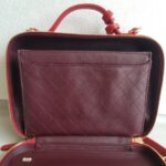 Chanel CC Filigree Vanity Bag Red Grained Calfskin with Gold Hardware #RTSK-1 - Image 22