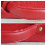 Chanel CC Filigree Vanity Bag Red Grained Calfskin with Gold Hardware #RTSK-1 - Image 16