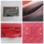 Chanel CC Filigree Vanity Bag Red Grained Calfskin with Gold Hardware #RTSK-1 - Image 18