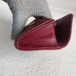 Chanel Card Holder Maroon Grained Calfskin with Silver Hardware #ROTE-1 - Image 6