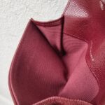 Chanel Card Holder Maroon Grained Calfskin with Silver Hardware #ROTE-1 - Image 16