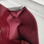 Chanel Card Holder Maroon Grained Calfskin with Silver Hardware #ROTE-1 - Image 17