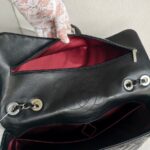 Chanel Flap Black Patent Leather with Silver Hardware #ROCS-1 - Image 29