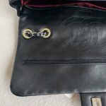 Chanel Flap Black Patent Leather with Silver Hardware #ROCS-1 - Image 15