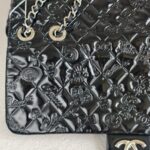 Chanel Flap Black Patent Leather with Silver Hardware #ROCS-1 - Image 4