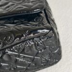 Chanel Flap Black Patent Leather with Silver Hardware #ROCS-1 - Image 23
