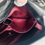 Chanel Flap Black Patent Leather with Silver Hardware #ROCS-1 - Image 33