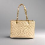 Chanel GST Beige Grained Calfskin with Gold Hardware #ROSY-2