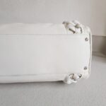 Chanel Rhodoid Modern Chain Tote Bag White Smooth Leather with Silver Hardware #RTTO-1 - Image 11