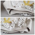 Chanel Rhodoid Modern Chain Tote Bag White Smooth Leather with Silver Hardware #RTTO-1 - Image 17