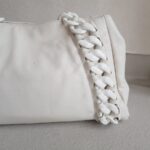 Chanel Rhodoid Modern Chain Tote Bag White Smooth Leather with Silver Hardware #RTTO-1 - Image 7
