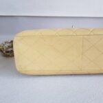 Chanel Vintage Jumbo Flap Bag Beige Lambskin with Gold Hardware #ROEE-1 - Image 18