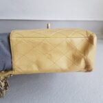 Chanel Vintage Jumbo Flap Bag Beige Lambskin with Gold Hardware #ROEE-1 - Image 7