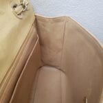 Chanel Vintage Jumbo Flap Bag Beige Lambskin with Gold Hardware #ROEE-1 - Image 27