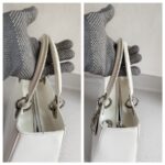 Christian Dior Vintage Tote Off White Box Leather with Silver Hardware #ROSL-1 - Image 25