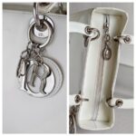 Christian Dior Vintage Tote Off White Box Leather with Silver Hardware #ROSL-1 - Image 20