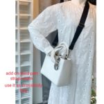 Christian Dior Vintage Tote Off White Box Leather with Silver Hardware #ROSL-1 - Image 33